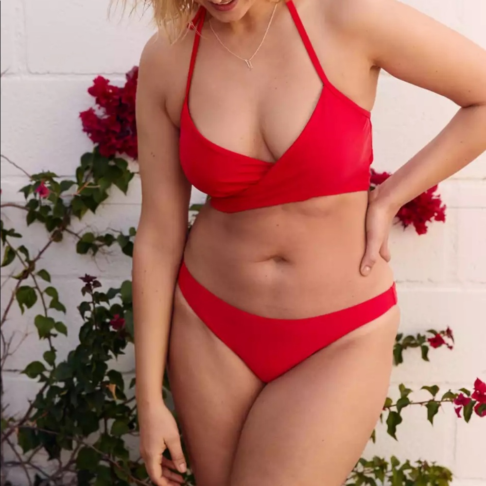 Aerie Longline Bikini Top & Cheeky Bikini Bottom